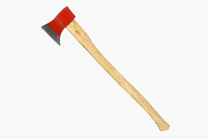 消防木把手斧头